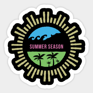 Summer Season Sticker